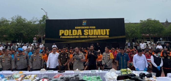 Timsus Polda Sumut Hadiahi Timah Panas 28 Tersangka Narkoba
