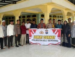 Polresta Deliserdang Jadikan Jumat Curhat Sampaikan Pesan Kamtibmas