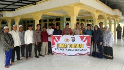 Polresta Deliserdang Jadikan Jumat Curhat Sampaikan Pesan Kamtibmas