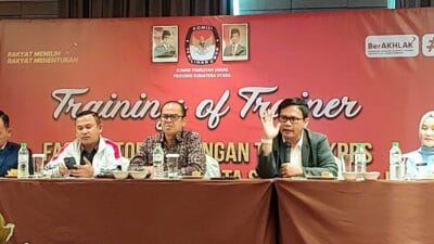 KPU Sumut Gelar Training of Trainer Kepada KPU Kabupaten dan Kota