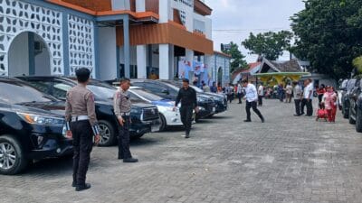 Satgas OMP Toba Berikan Pengamanan Konsolidasi Akbar PKS se-Sumut di Medan