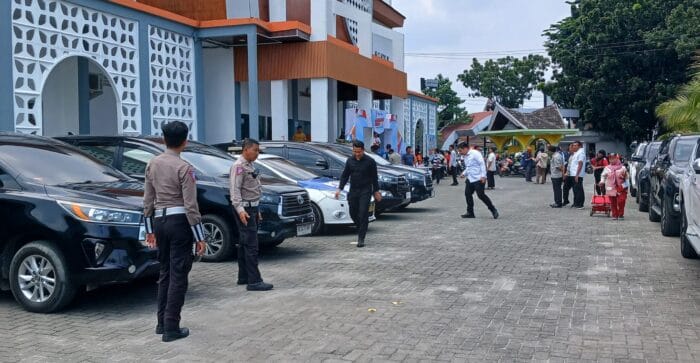 Satgas OMP Toba Berikan Pengamanan Konsolidasi Akbar PKS se-Sumut di Medan