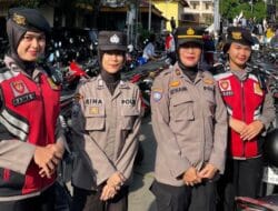 Polda Sumut Amankan Kampanye Senam Sehat Cagub di Medan
