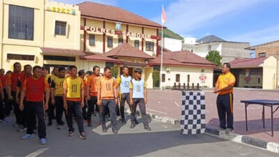 240 Personel Polres Samosir Ikuti Tes Kesamaptaan, Evaluasi Ketahanan Fisik