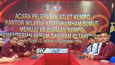 Rutan Kelas I Medan Ikuti Kegiatan Webinar Series 6