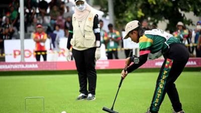 Sumut Menang Telak Lawan Sultra di Nomor Tunggal Wanita Gateball PON XXI