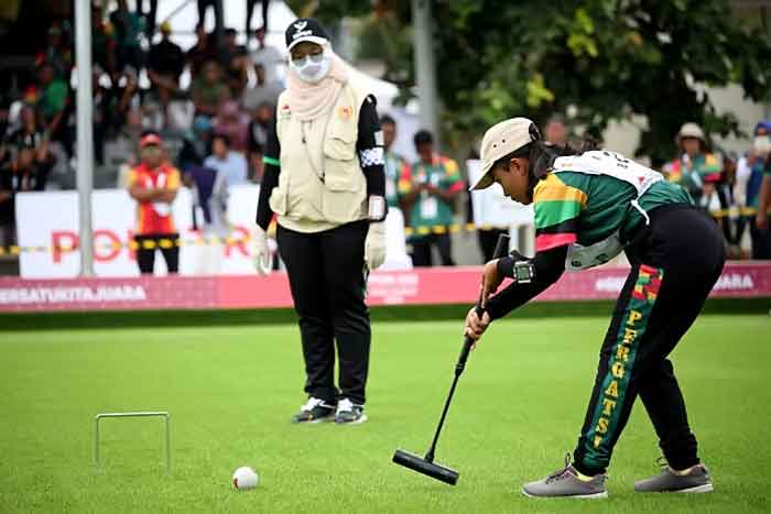 Sumut Menang Telak Lawan Sultra di Nomor Tunggal Wanita Gateball PON XXI