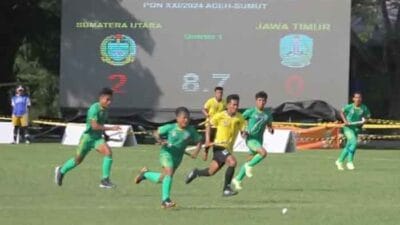 Tim Putra Hoki Lapangan Sumut Libas Jawa Timur 4-2 di Laga Perdana PON XXI