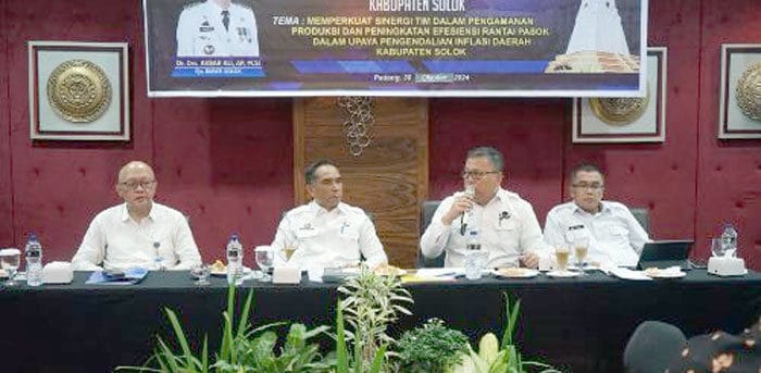 Rakor Capacity Building Pemkab Solok Bahas Inflasi Daerah