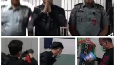 Rutan Kelas I Medan Gelar Giat Razia Paviliun Hunian