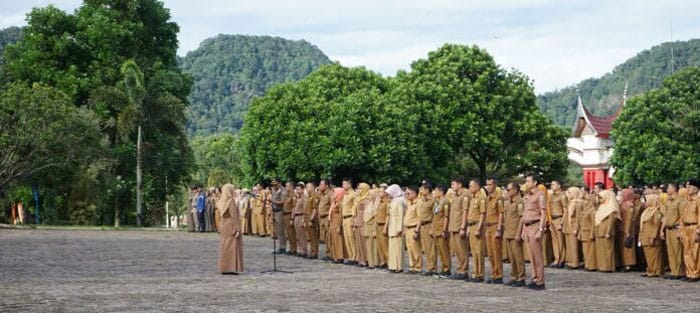 Pemkab Solok Apel Pagi Peningkatan Kedisiplinan