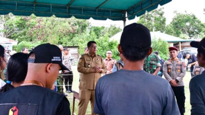 Bupati Samosir Bersama Forkopimda Monitoring Kesiapan TPS dan KPPS