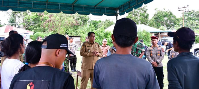 Bupati Samosir Bersama Forkopimda Monitoring Kesiapan TPS dan KPPS