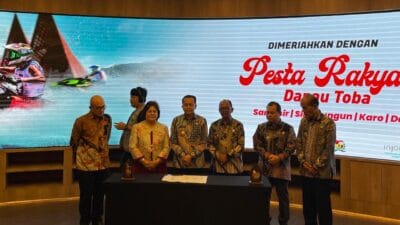 Plt Bupati Samosir Hadiri Pemaparan Pesta Rakyat dan Aquabike Jetski World Championship 2024