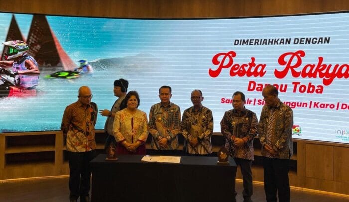 Plt Bupati Samosir Hadiri Pemaparan Pesta Rakyat dan Aquabike Jetski World Championship 2024