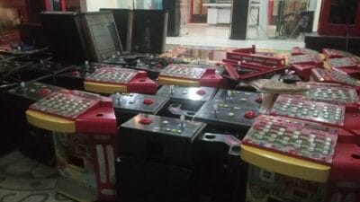 Polda Sumut Amankan Puluhan Jenis Mesin Judi Saat Penggerebekan Gudang