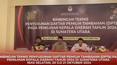 KPU Batu Bara Ikuti Bimtek DPTb Sumut di Nias Selatan