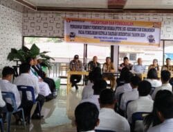 Polres Samosir Amankan Hari Terakhir Pelantikan dan Pembekalan Pengawas TPS Pilkada 2024