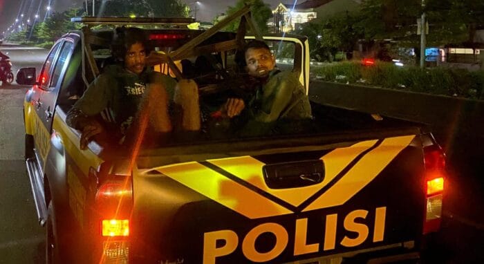 Polrestabes Medan Tangkap Dua Pencuri Besi di Jalan Kapten Sumarsono
