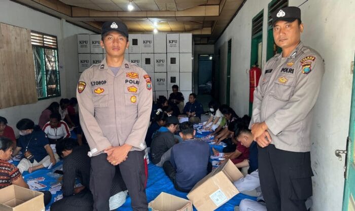 Polres Samosir Perketat Pengamanan Pelipatan Surat Suara Pilkada Serentak 2024