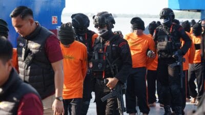 64 Narapidana Risiko Tinggi ke Nusakambangan untuk Cegah dan Berantas Peredaran Narkoba