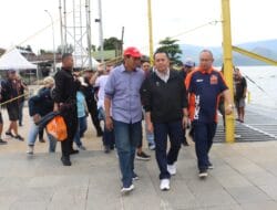 Pj Gubsu Cek Kesiapan dan Logistik Aquabike 2024 di WFC Pangururan