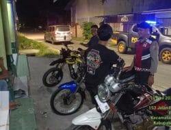 Polresta Deliserdang Rutin Patroli Antisipasi Kejahatan Pada Malam Hari