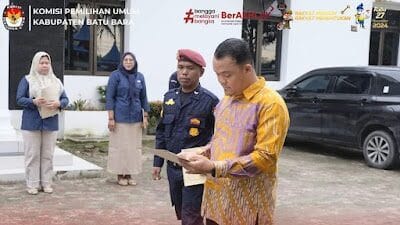 KPU Batu Bara Laksanakan Upacara Peringatan Hari Pahlawan