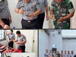 Rutan Kelas I Medan Lakukan Perawatan dan Pengecekan Senpi