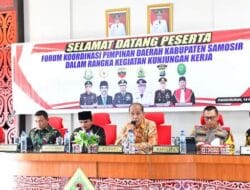 Kunker Forkopimda Samosir Bahas Isu Strategis dan Kesiapan Pelaksanaan Pilkada