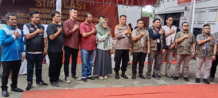 KPU Labusel Gelar Simulasi Pemungutan Suara Tahun 2024