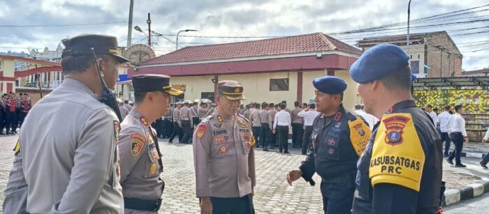 Kapolres Samosir Ucapkan Terima Kasih dalam Apel Konsolidasi Pengamanan Aquabike 2024
