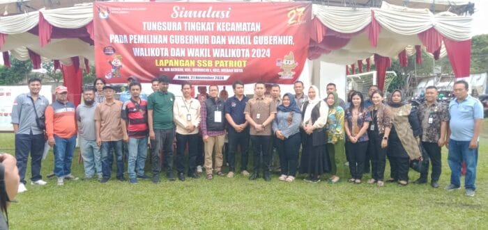 KPU Kota Medan Gelar Simulasi Pungut Hitung Suara di TPS