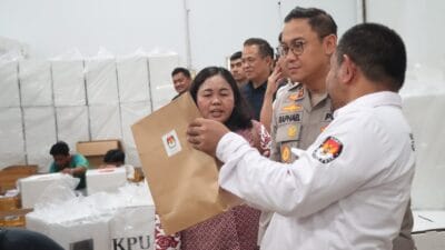 Kapolresta Deliserdang Tinjau dan Cek Gudang Logistik KPU