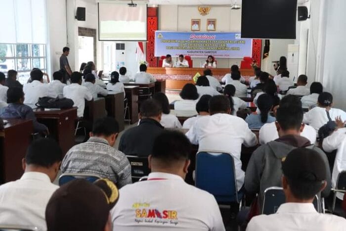 BPJS Ketenagakerjaan Pematangsiantar Bersama Pemkab Samosir Sosialisasikan Prosedur Klaim JKK dan JKM