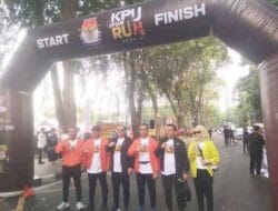 KPU Sumut Gelar Fun Run Pilkada Serentak 2024