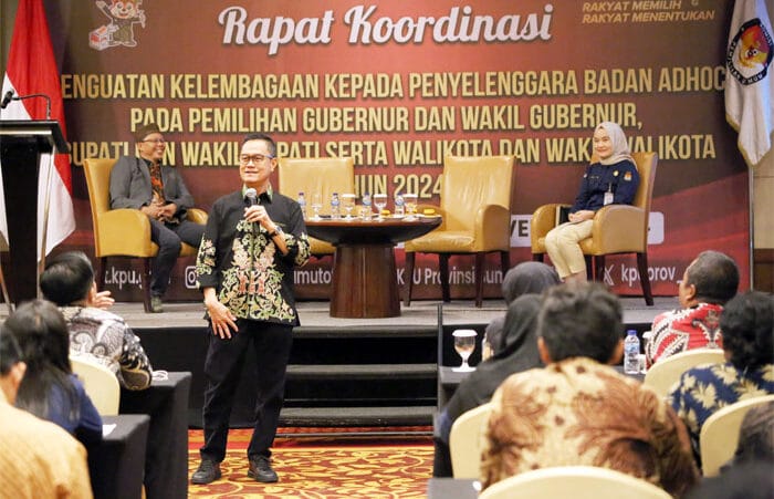 KPU Sumut Gelar Rakor Penguatan Kelembagaan Kepada Penyelenggara Badan Adhoc