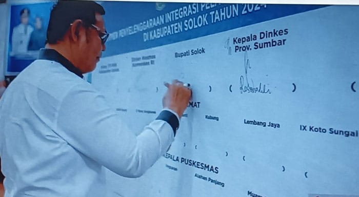 Pemkab Solok Launching Integrasi Layanan Kesehatan