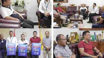 Pj Bupati Dairi Surung Charles Bantjin Terima Audiensi SBM Pertamina MOR 1 Medan