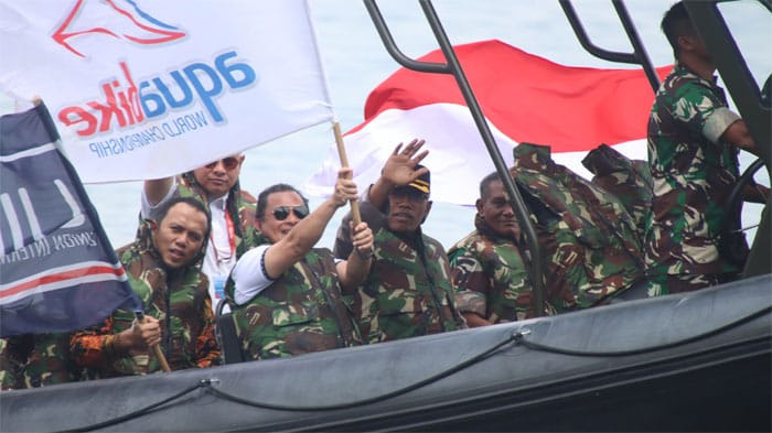 Pj Bupati Surung Promosikan Potensi Dairi Dalam Aquabike Jetski