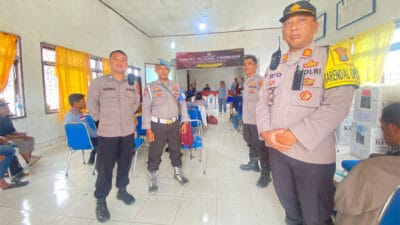 Polres Samosir Siapkan Pengamanan Ketat Rapat Pleno PPK Pilkada 2024