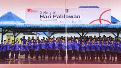 Rutan Kelas I Medan Laksanakan Upacara Bendera Peringatan Hari Pahlawan