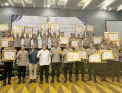 17 Polres Polda Sumut Raih Penghargaan Kualitas Tinggi Kepatuhan Pelayanan Publik dari Ombudsman RI