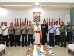 Wakapolda Sumut Sambut Keuskupan Katolik TNI-Polri