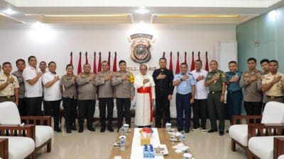 Wakapolda Sumut Sambut Keuskupan Katolik TNI-Polri