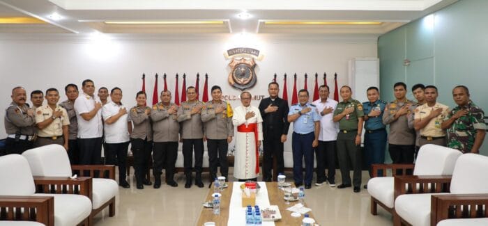 Wakapolda Sumut Sambut Keuskupan Katolik TNI-Polri