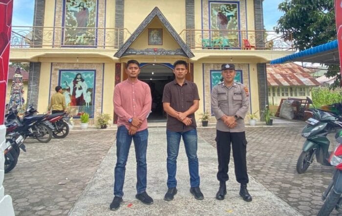 Nuansa Natal, Polres Samosir Perketat Pengamanan Ibadah Minggu