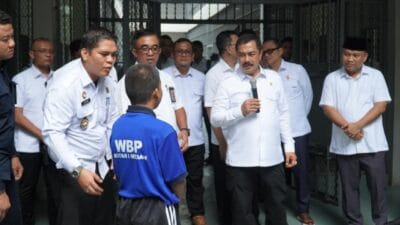 Menteri Imipas Kunjungi Rutan Kelas I Medan