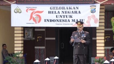 Kapolres Samosir Pimpin Upacara Hari Bela Negara Ke-76 Tahun 2024
