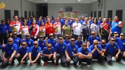 Rutan Kelas I Medan Terima Kunjungan Dirwatkeshab dan Kadivpas Tinjau Pelayanan yang Diberikan